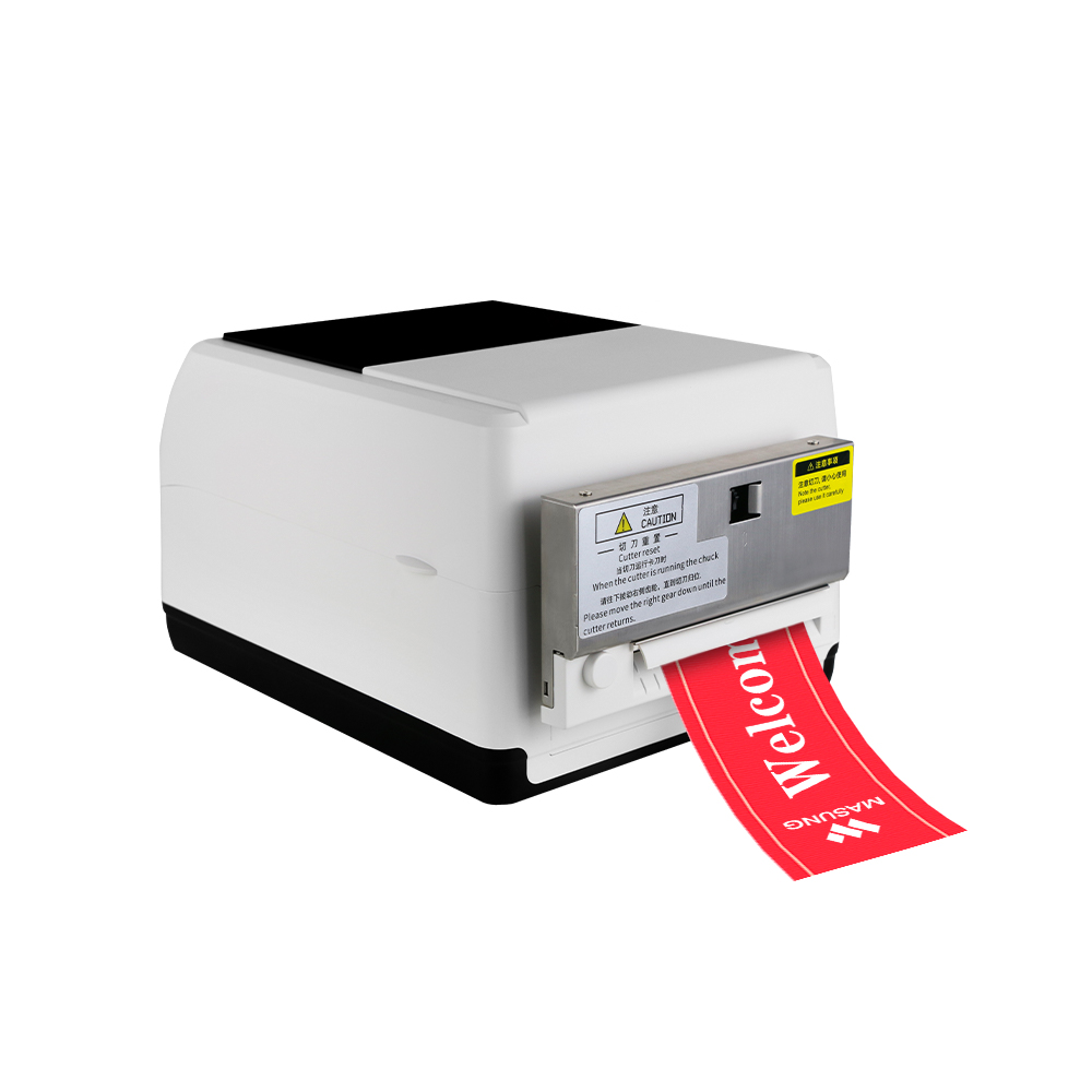 Masung MS-CH1730II, Single Ribbon Printer Machine 300 DPI with Automatic Cutter - Image 2