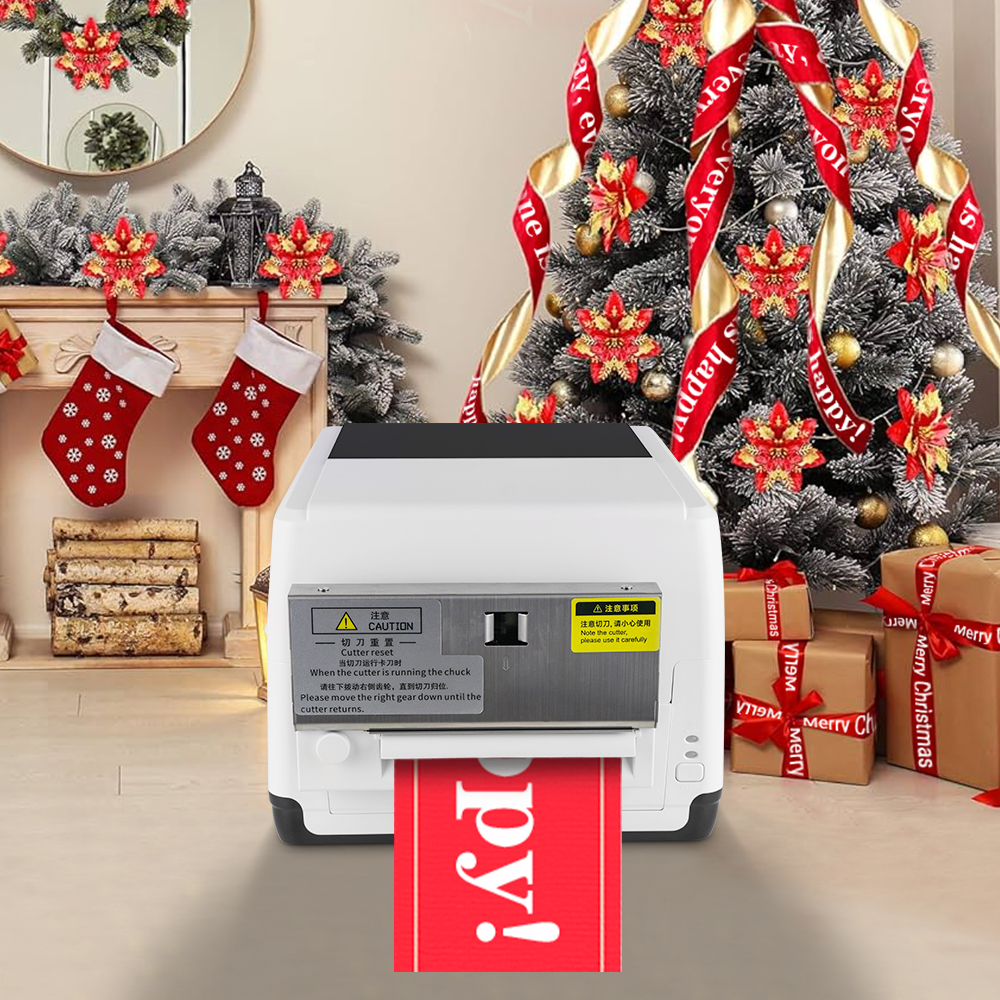 Masung MS-CH1730II, Single Ribbon Printer Machine 300 DPI with Automatic Cutter - Image 3