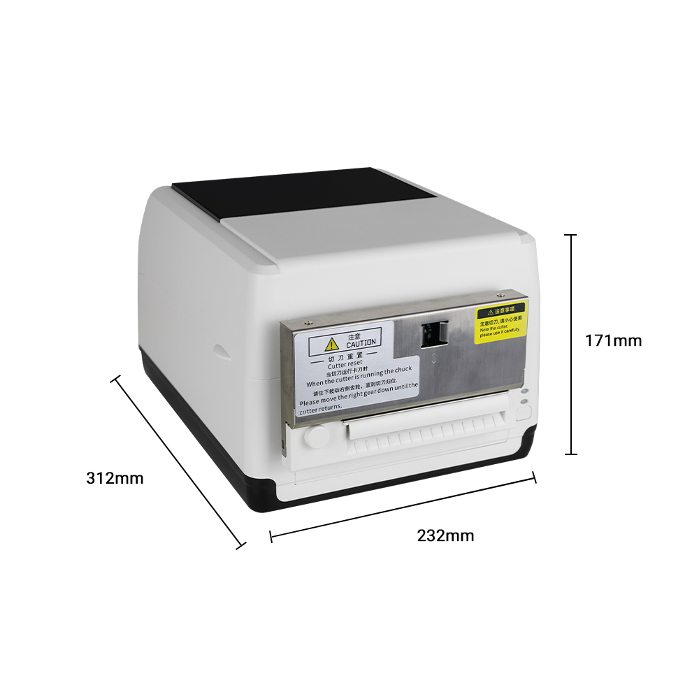 Masung MS-CH1730II, Single Ribbon Printer Machine 300 DPI with Automatic Cutter - Image 4