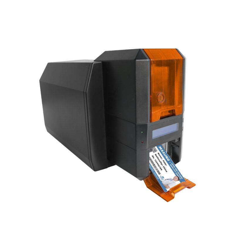 Masung MS-CH22, Single-Sided ID Card Printer for Printing Employee, Staff, Photo, Membership Cards