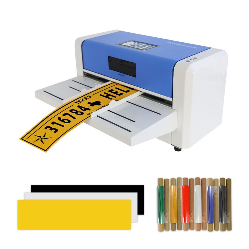 License plate printer