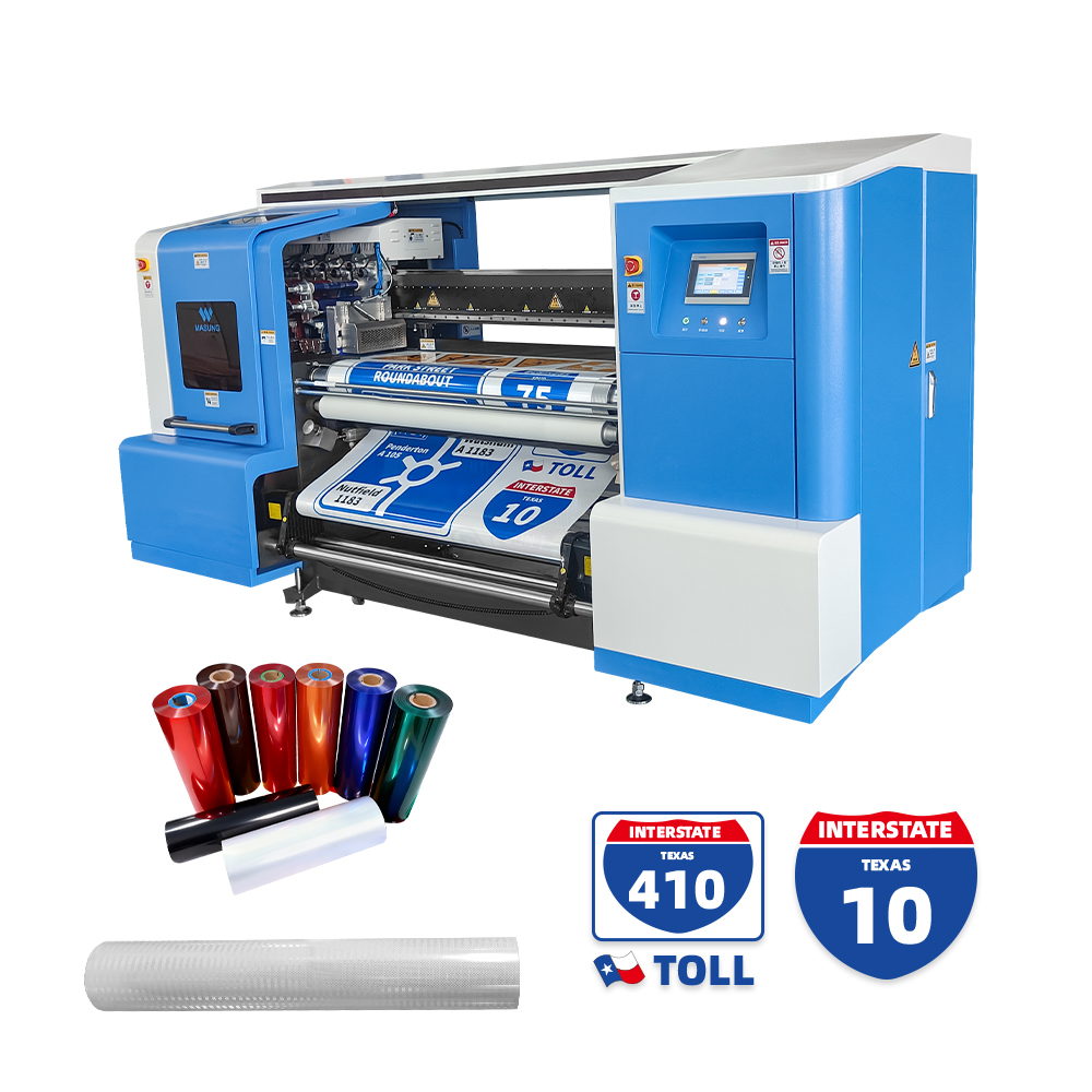 Masung MS-1590: Industrial Digital Traffic Sign Printer with Reflective Effect & Severe Weather Durability - Image 4