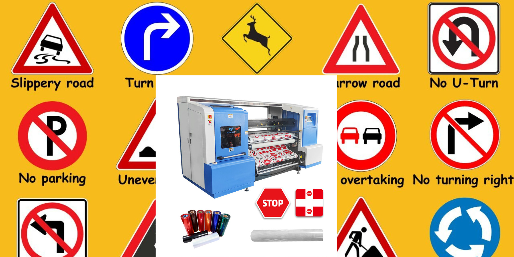Advanced Traffic Sign Printer Cuts Road Casualties