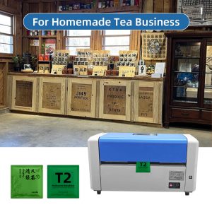 Printer for tea bag packaging