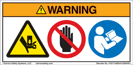 safety sign label application