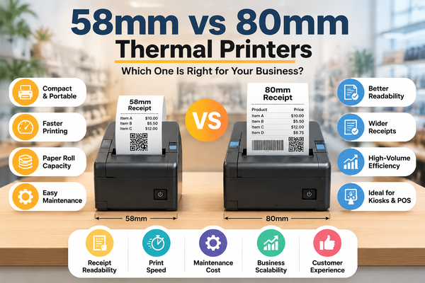 58mm vs 80mm Thermal Printers