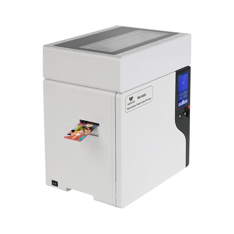 Masung MS-8600 Industrial-Grade 600 DPI Colour Retransfer PVC Card Printer
