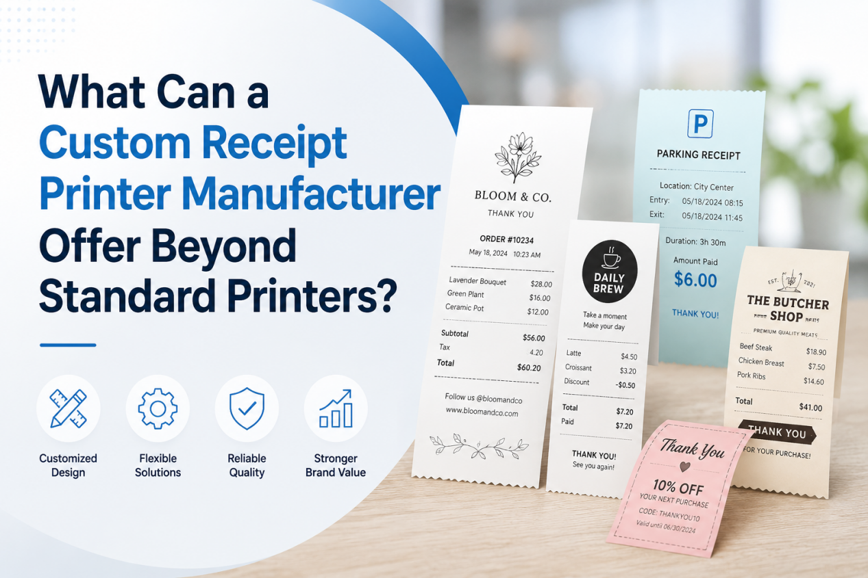 What Can a Custom Receipt Printer Manufacturer Offer Beyond Standard Printers?