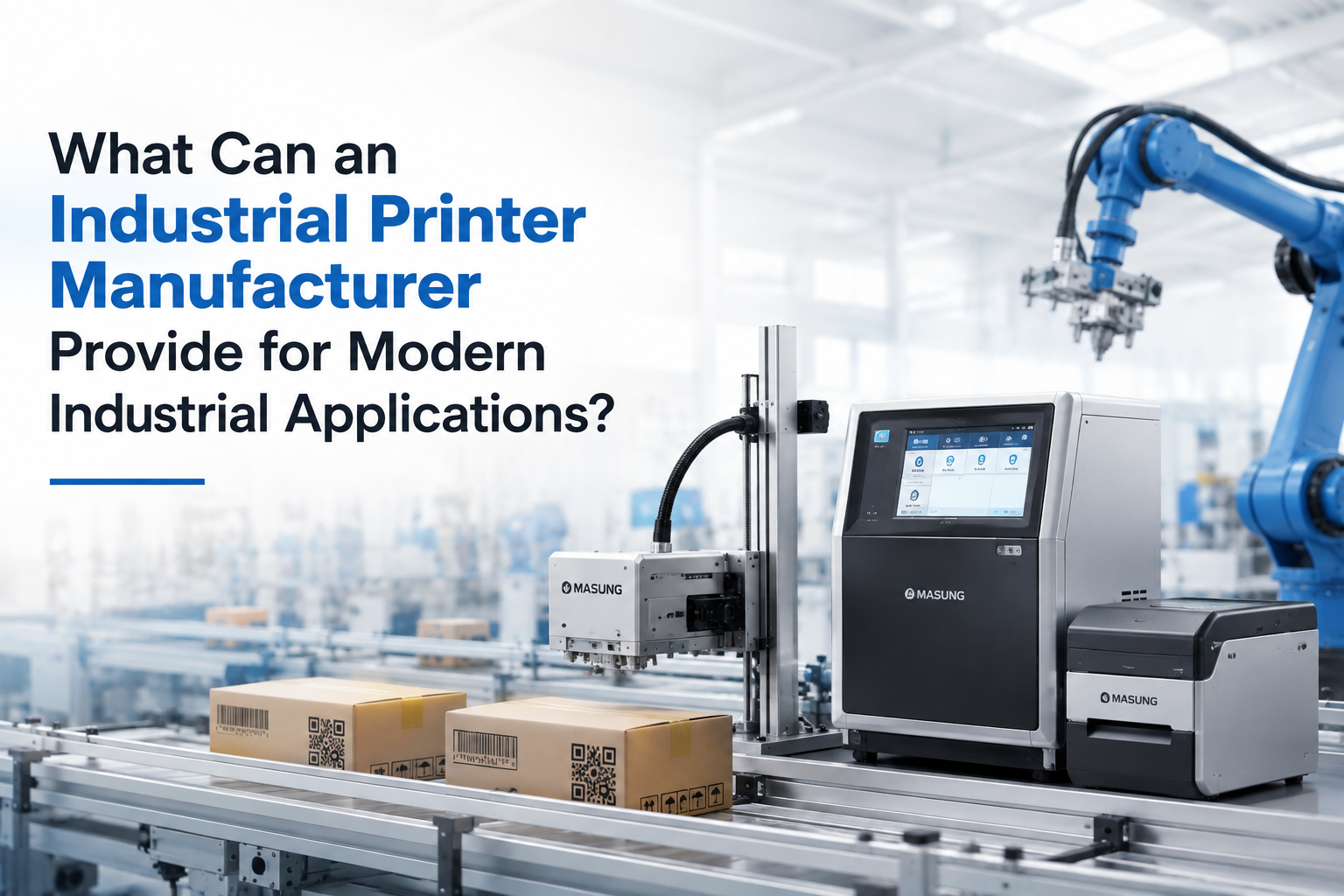 What Can an Industrial Printer Manufacturer Provide for Modern Industrial Applications?