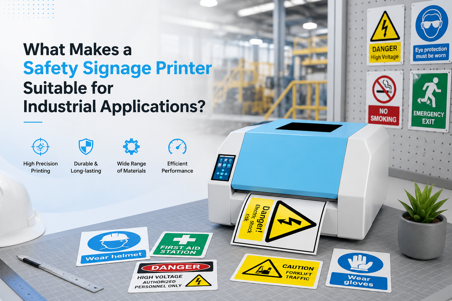 What Makes a Safety Signage Printer Suitable for Industrial Applications?