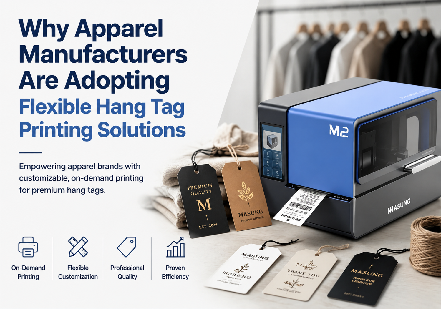 Why Apparel Manufacturers Are Adopting Flexible Hang Tag Printing Solutions