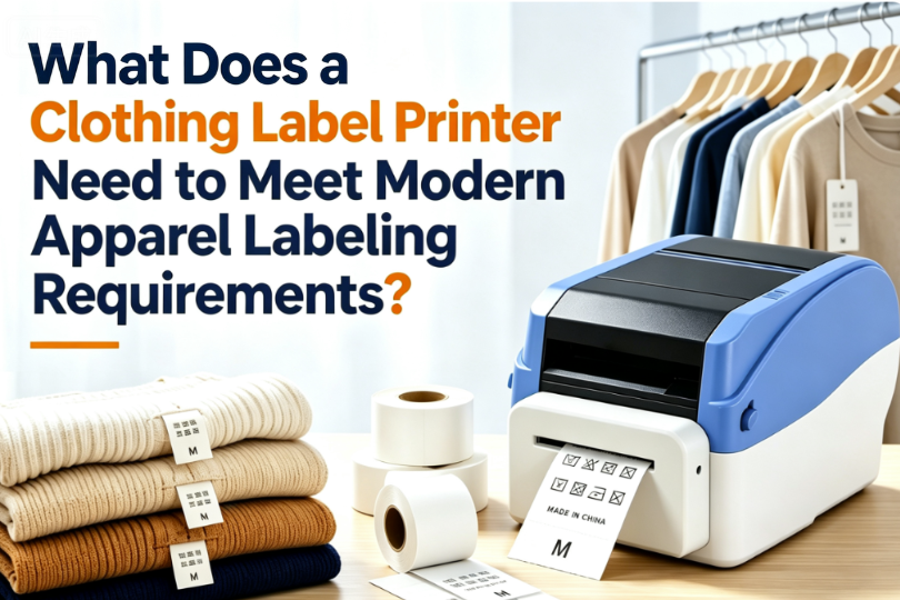 What Does a Clothing Label Printer Need to Meet Modern Apparel Labeling Requirements?