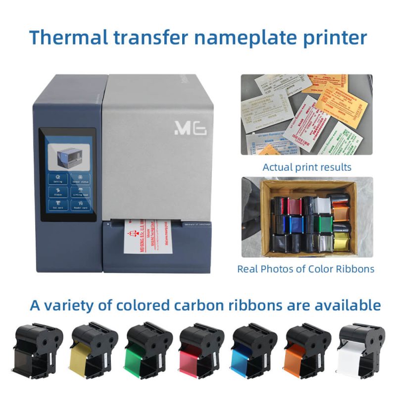 Masung MS-ZK650-M6 Customizable Printer for Printing Aluminum Nameplates & Business Cards