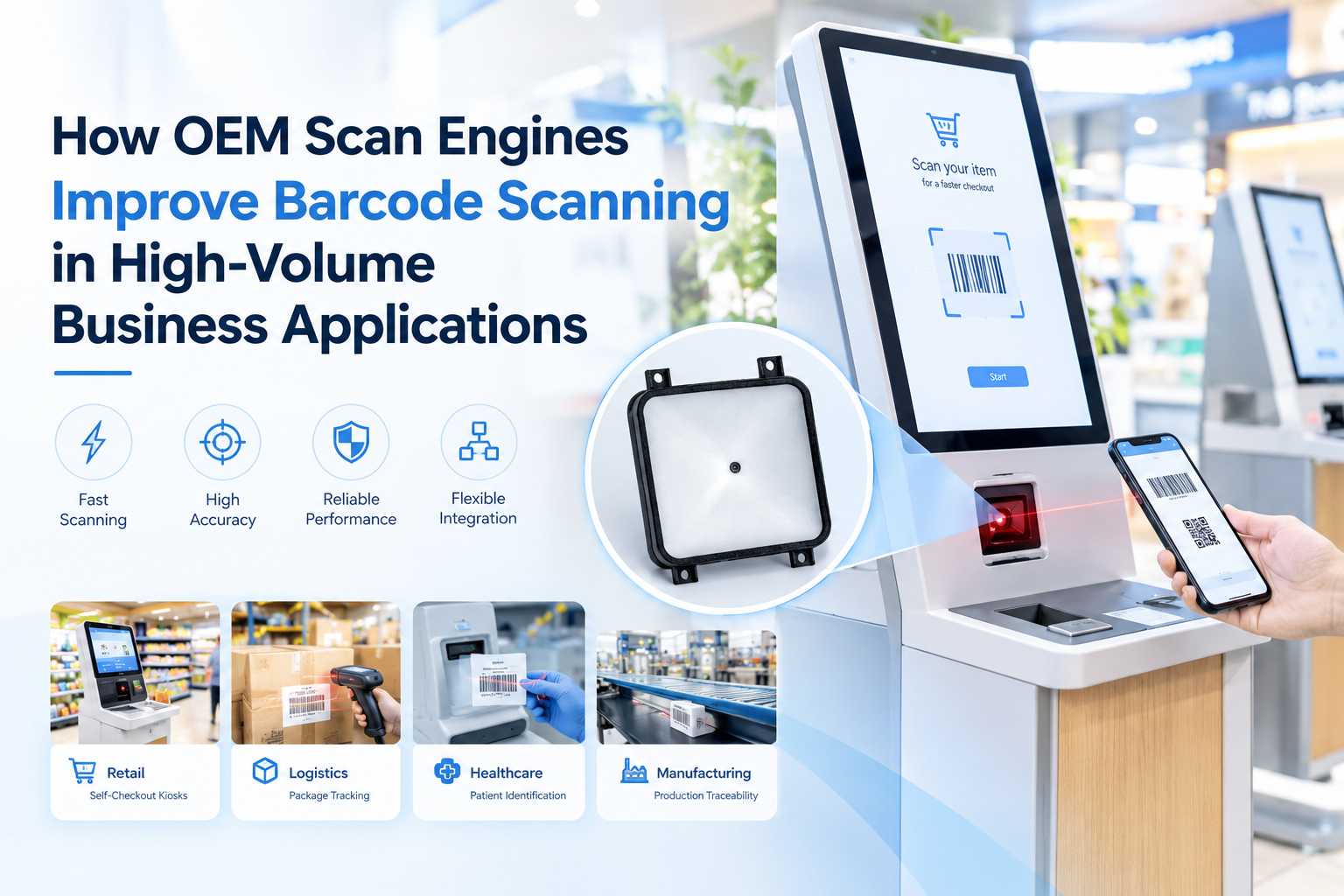 How OEM Scan Engines Improve Barcode Scanning in High-Volume Business Applications