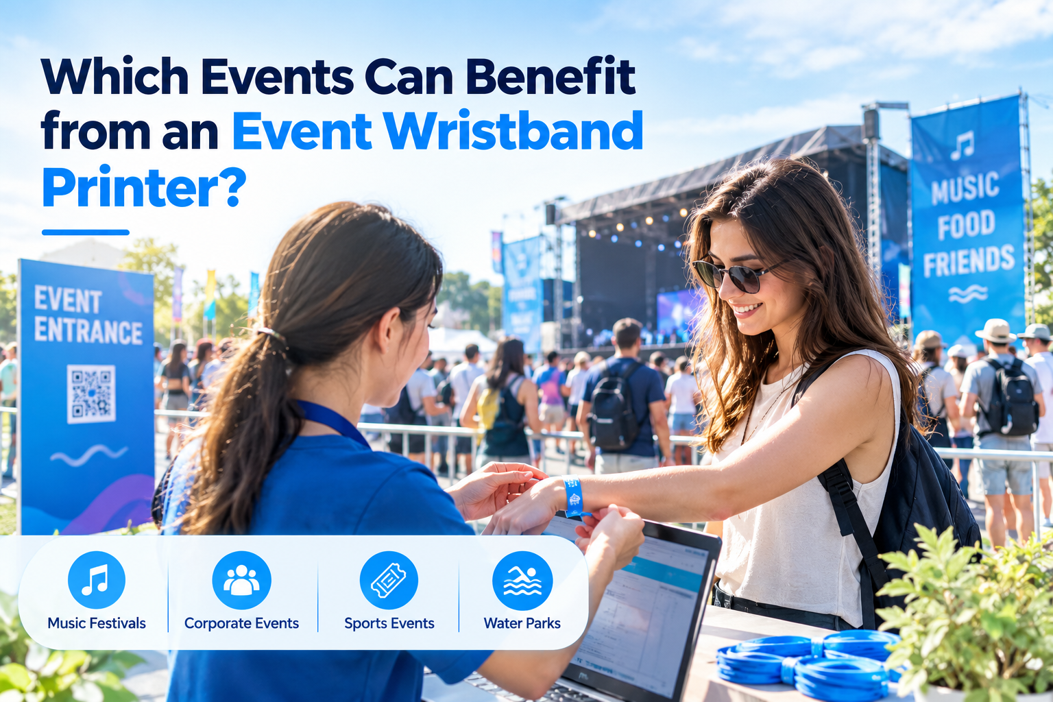 Which Events Can Benefit from an event wristband printer?