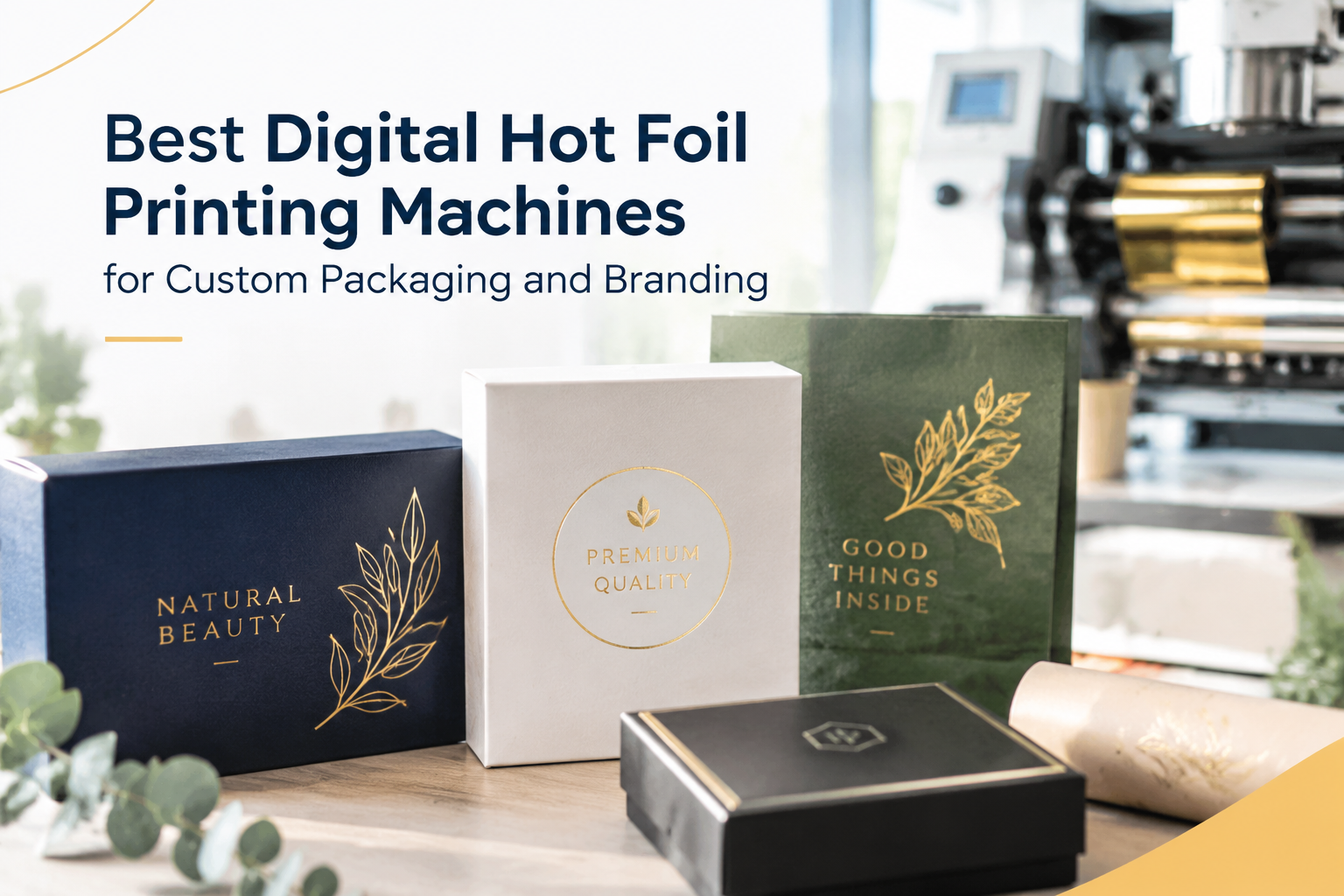 Best Digital Hot Foil Printing Machines for Custom Packaging and Branding
