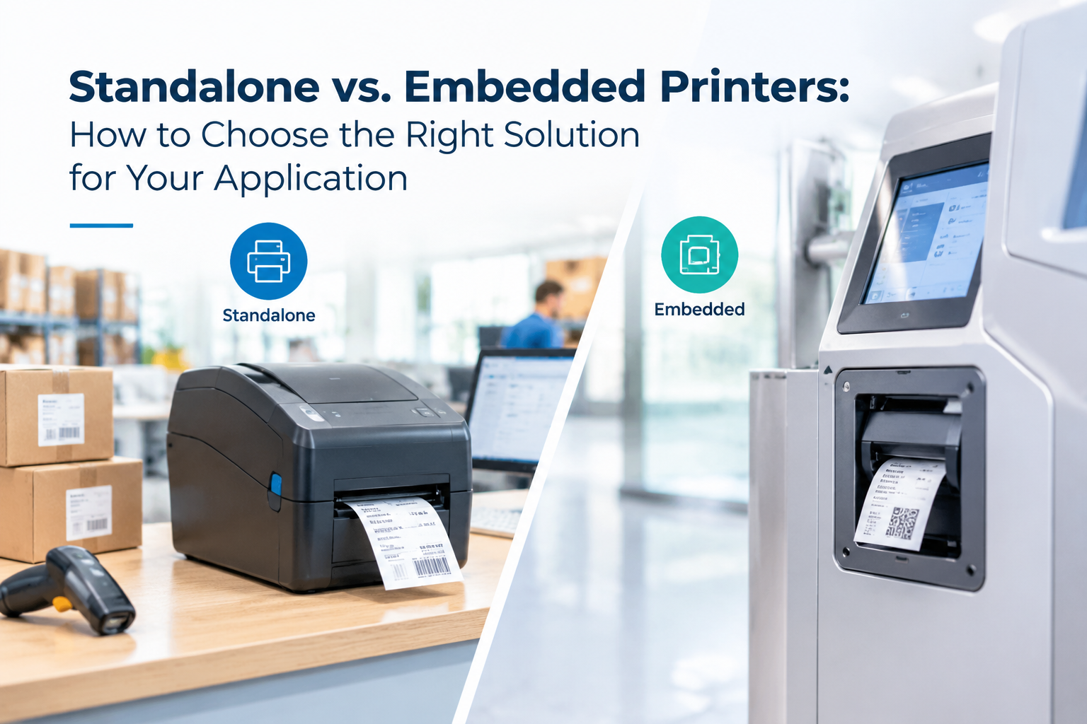 Standalone vs. Embedded Printers: How to Choose the Right Solution for Your Application